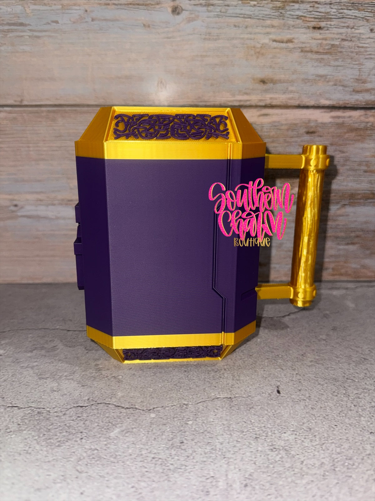 LSU Thor Can Koozie
