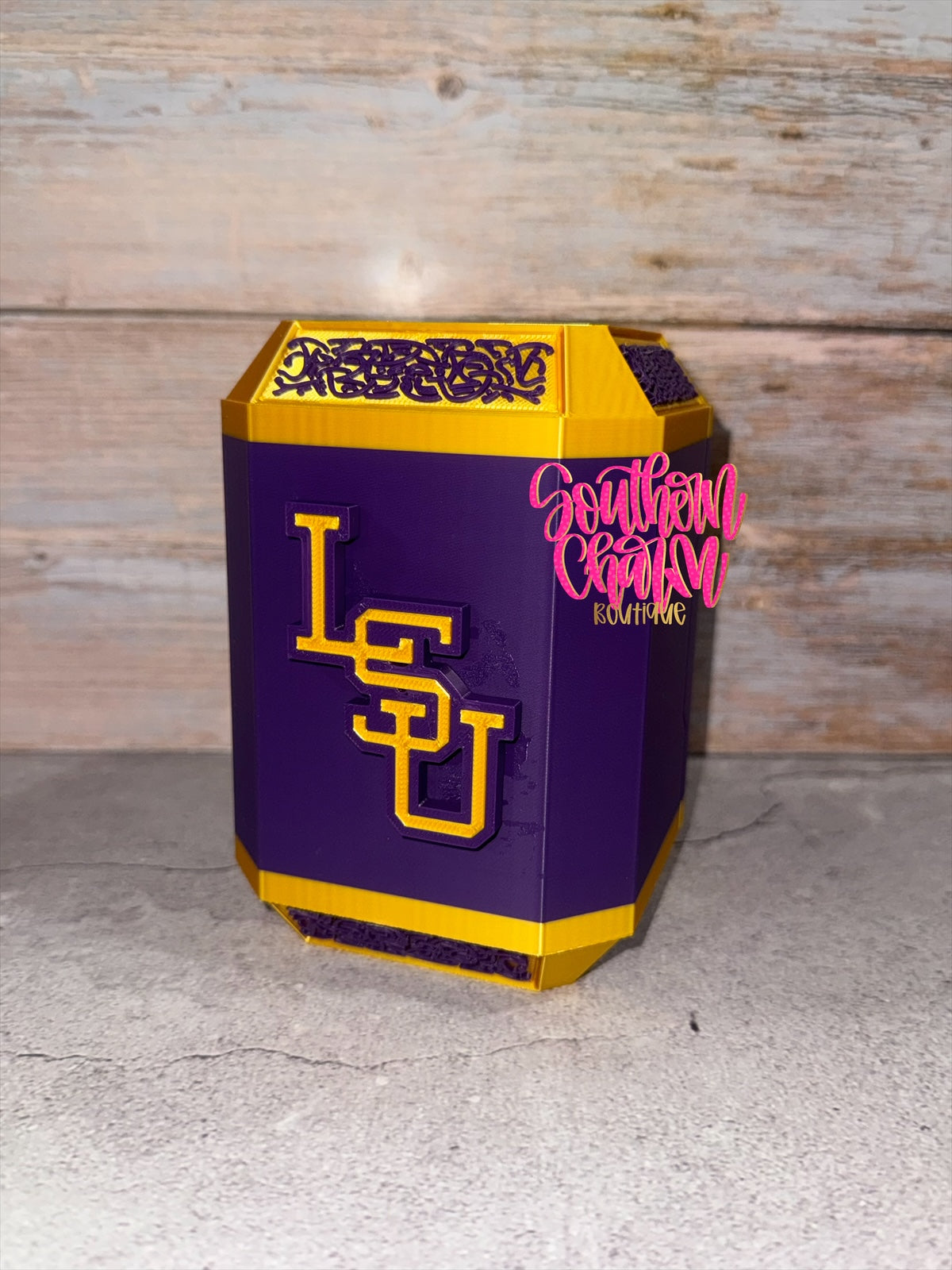 LSU Thor Can Koozie