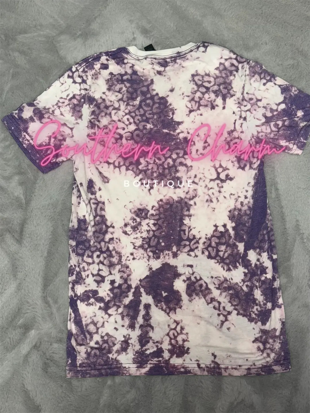 Gildan Bleached Blank Scrunched Leopard