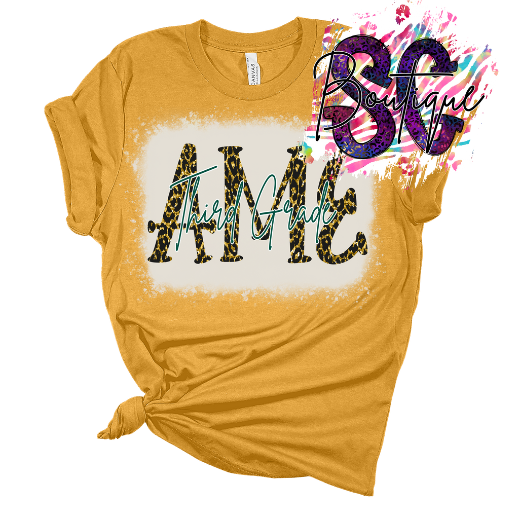 Meraux Elementary (Third Grade or Bees) Bleached Tee