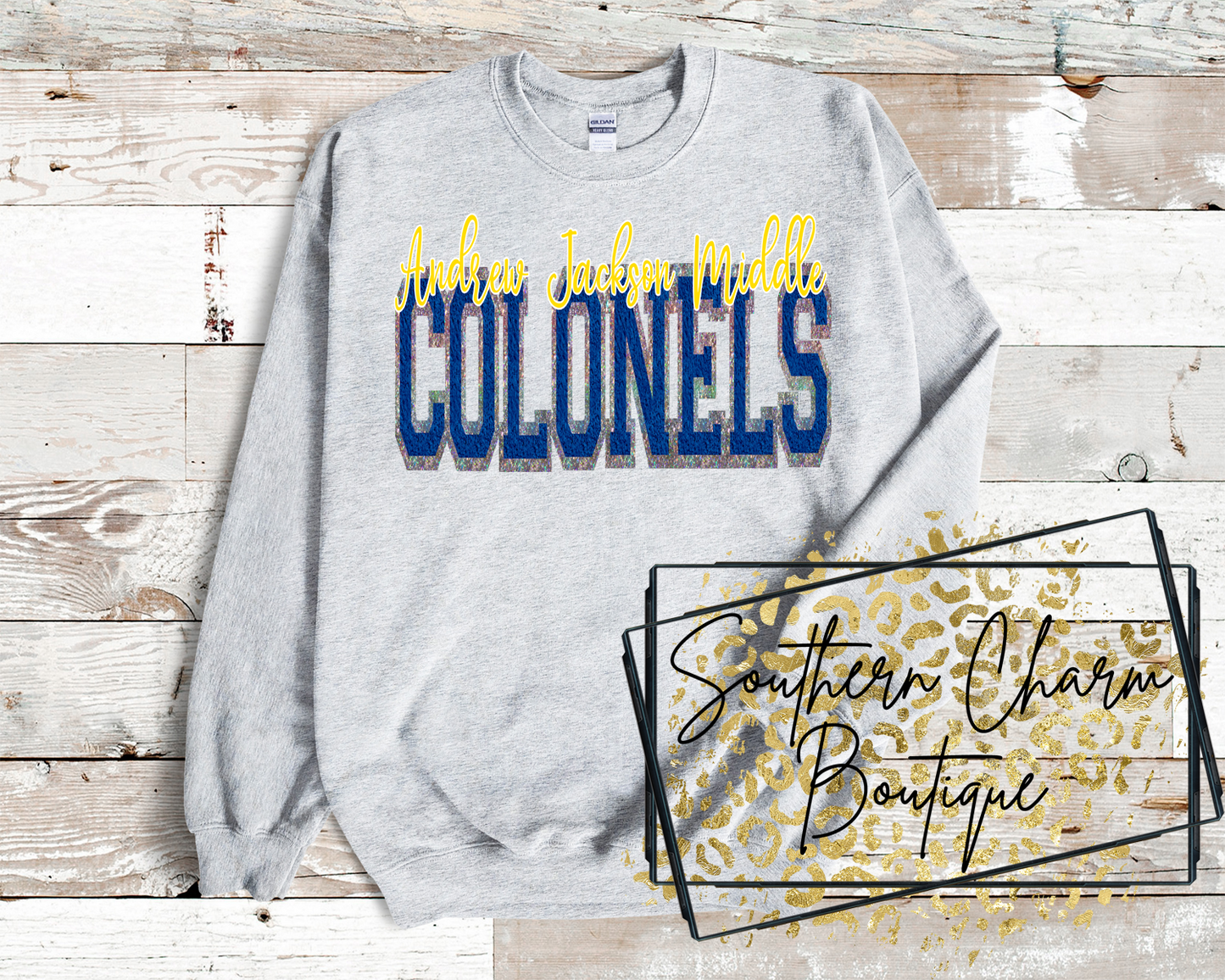 Youth School Varsity Themed Sweatshirts