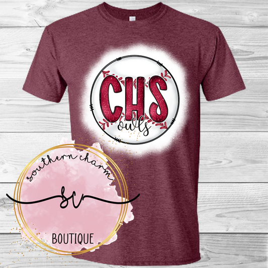 CHS Owls Baseball Adult Tee