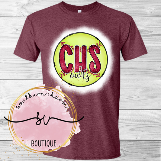 CHS Owls Softball Adult Tee