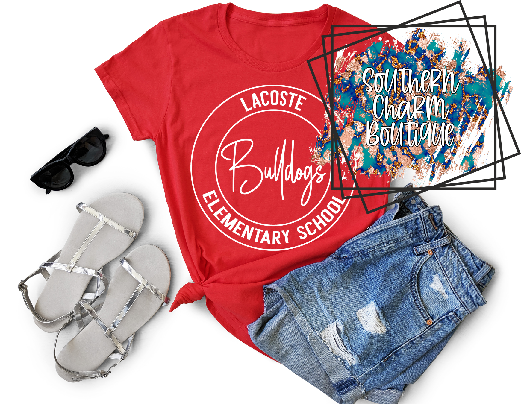 LES Bulldogs Adult Tee