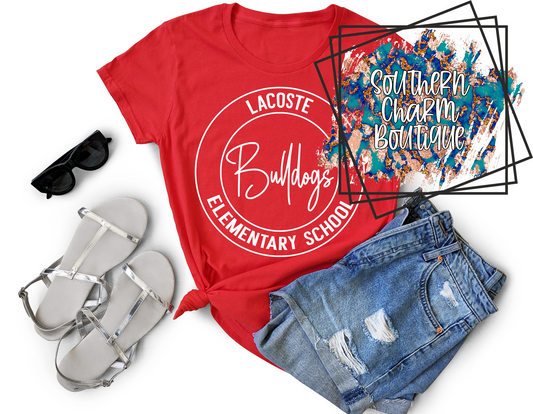 LES Bulldogs Adult Tee