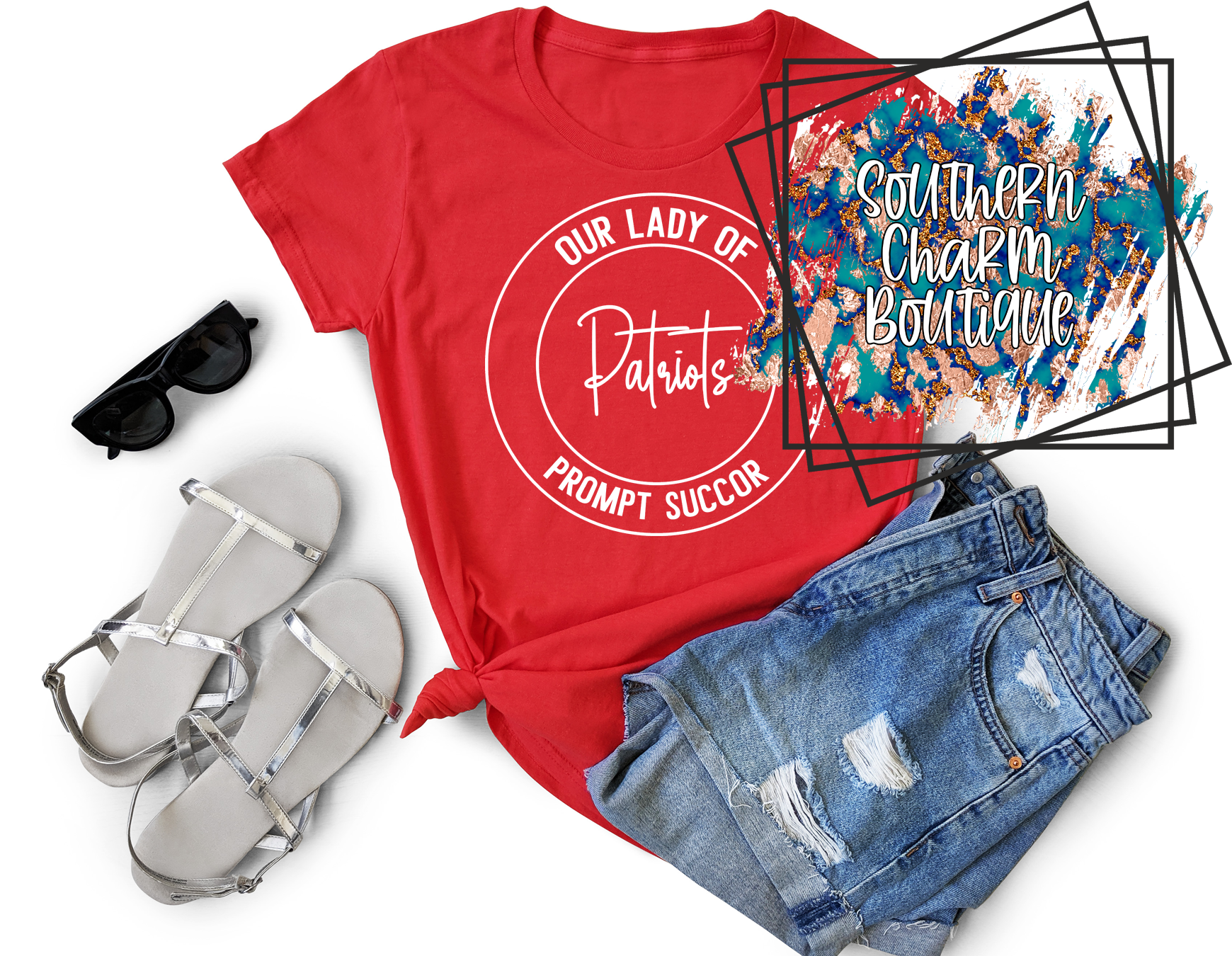 OLPS Patriots Adult Tee