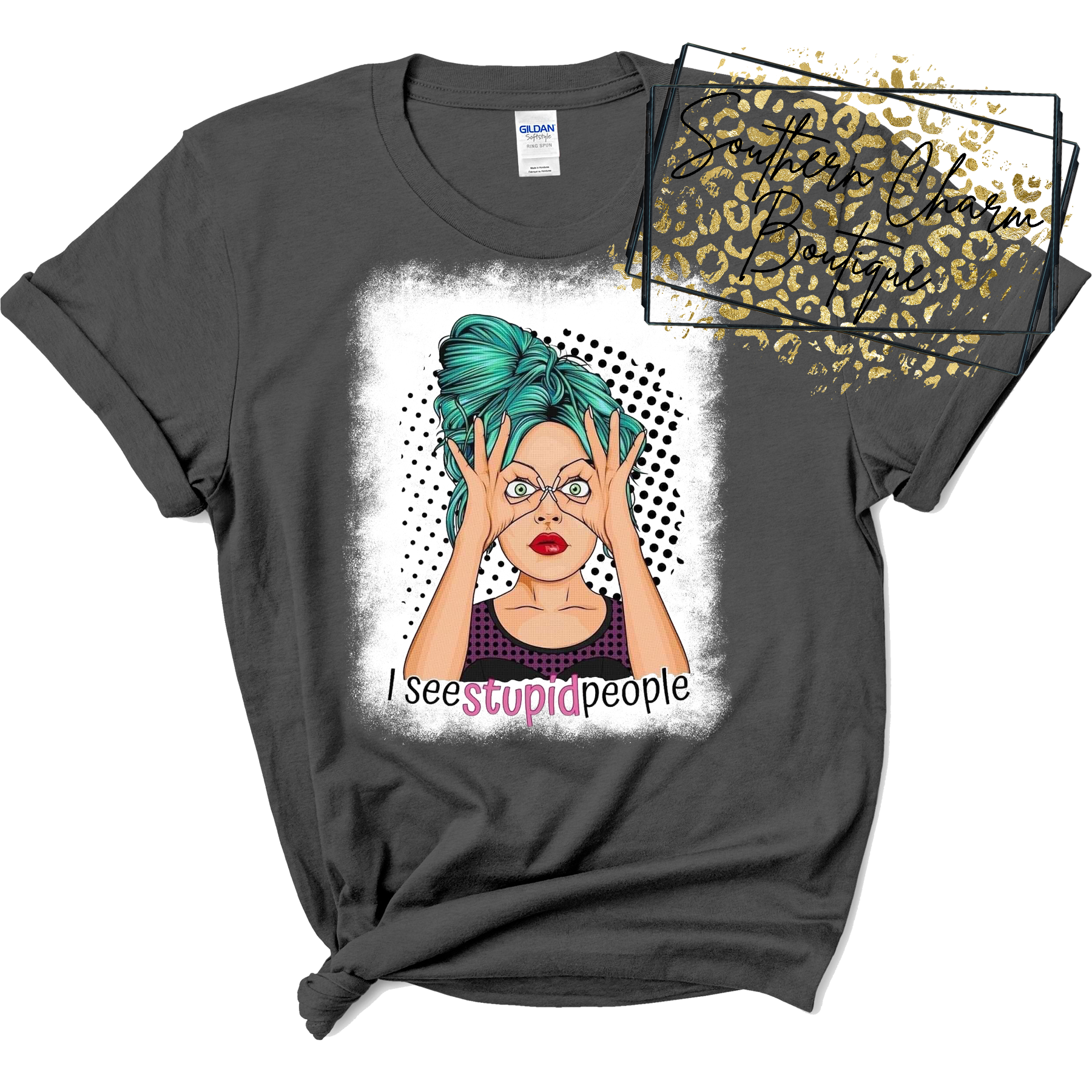 Funny Bleached Tee