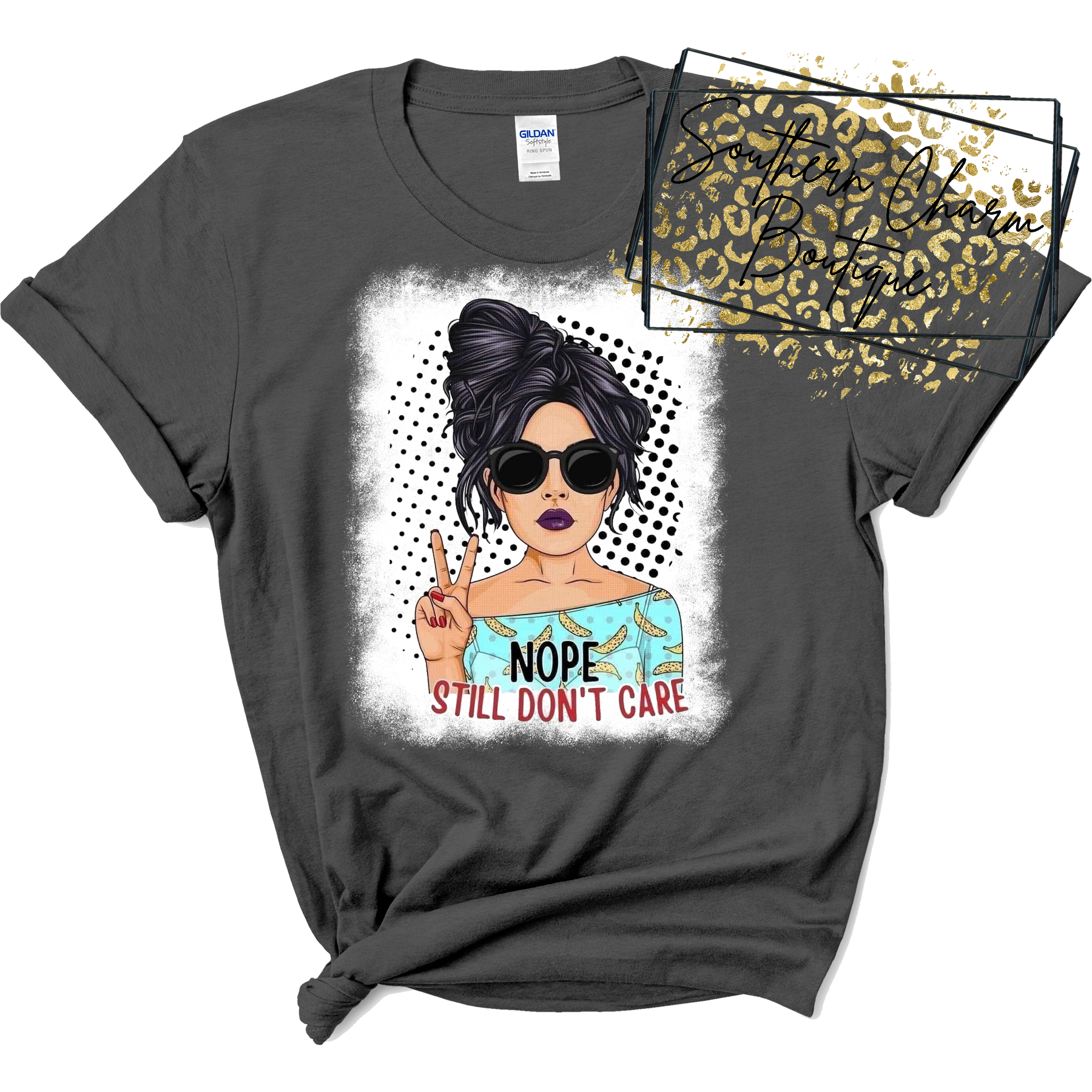 Funny Bleached Tee