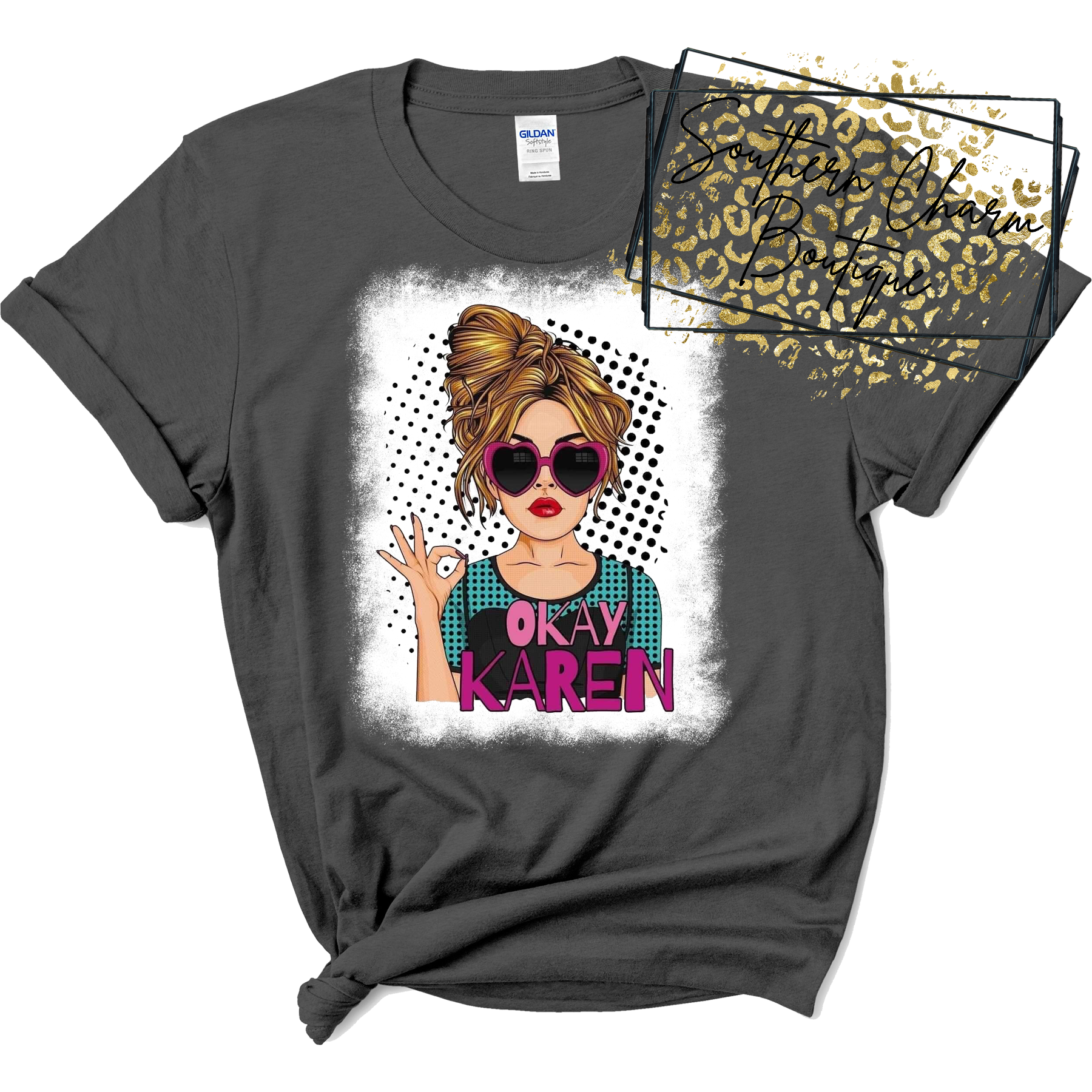 Funny Bleached Tee