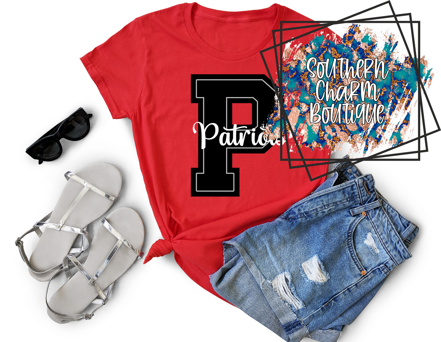 P Patriots Adult Tee