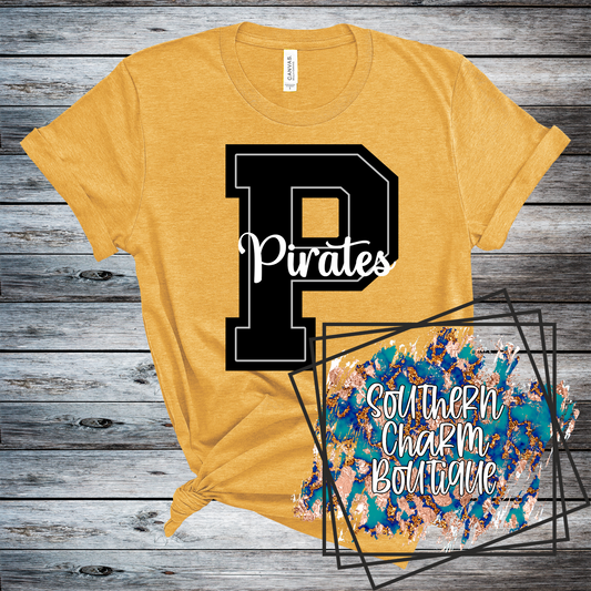 P Pirates Adult Tee