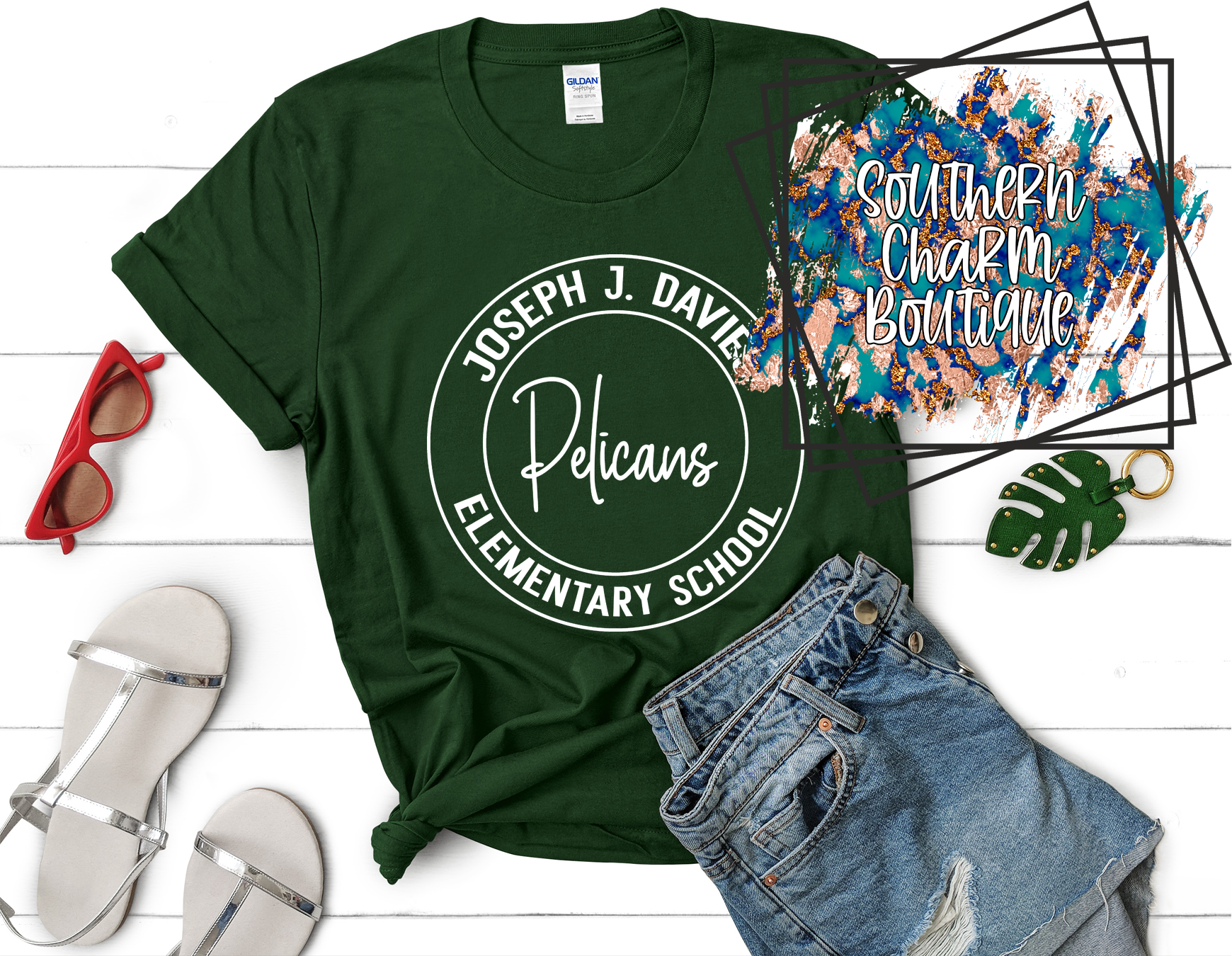 Joseph Davies Pelicans Adult Tee