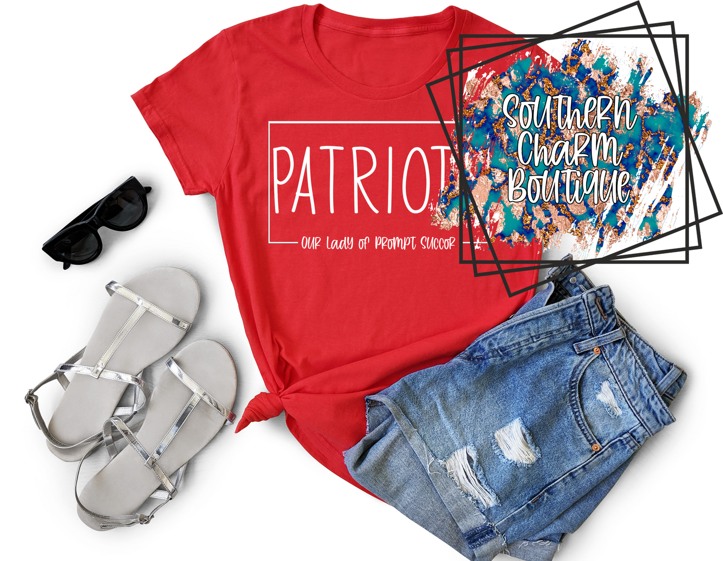 OLPS Patriots Adult Tee