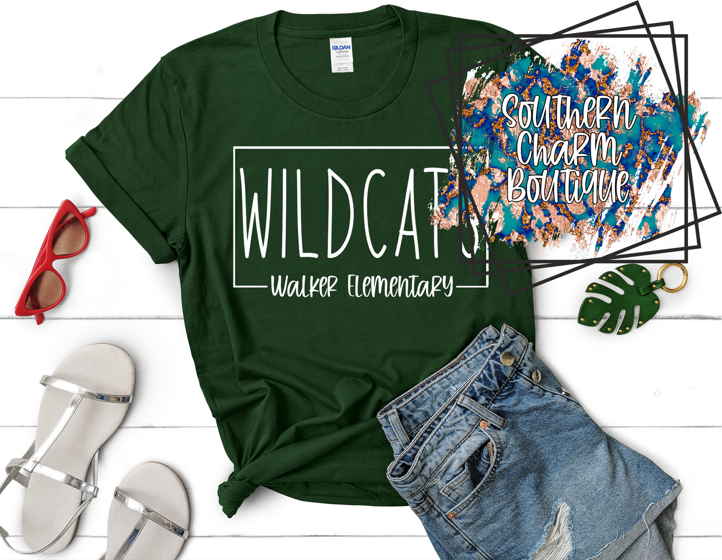 Walker Elementary Wildcats Adult Tee